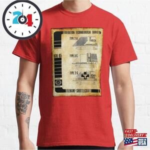 Federation Technological Survey Shuttle Types Classic T-Shirt
